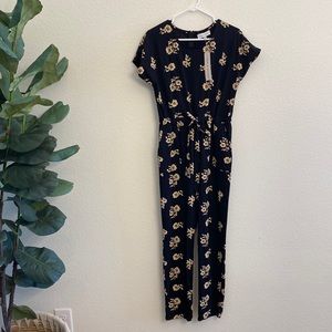 Piper & Scoot Cream Floral Bianca Jumpsuit